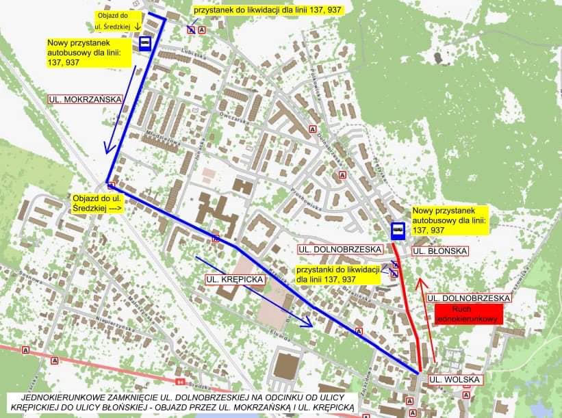 W sobotę rozpocznie się ważna inwestycja we wrocławskiej Leśnicy. Przebudowany zostanie pierwszy odcinek ul. Dolnobrzeskiej.