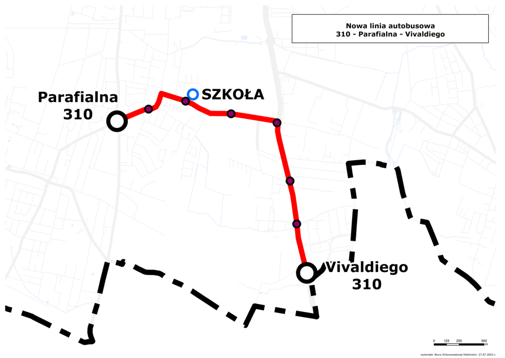Nowa linia autobusowa 310 połączy Wojszyce z Jagodnem a jej głównym celem będzie zapewnienie sprawnej komunikacji dla rodziców i dzieci, którzy zaczną korzystać od września z otwieranego przy ulicy Asfaltowej Zespołu Szkolno-Przedszkolnego dla finalnie 1200 dzieci.  