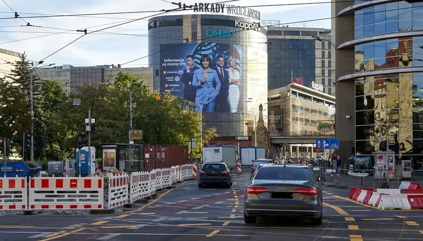 Skrzyżowanie ulicy Piłsudskiego ze Świdnicką