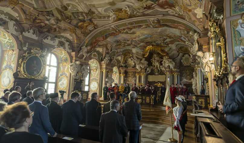 Aula Leopoldyńska, zdjęcie ilustracyjne.