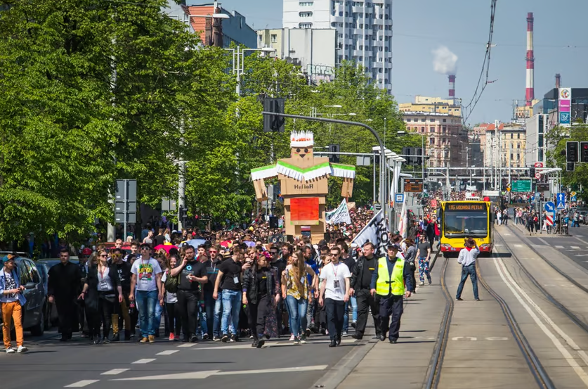 Pochód studentów Juwenalia 2017