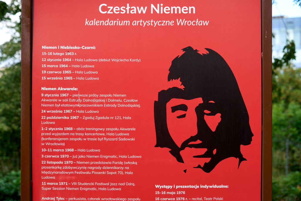 Wrocławskie kalendarium artystyczne Czesława Niemena